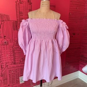 Hill House Athena Nap Dress - Lilac Gingham - NWOT